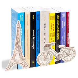 Aparador de Livros Paris, GeGuton, Bege/ Estampa