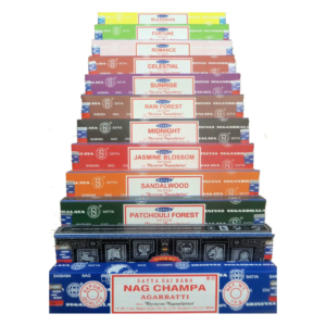 Incenso Satya Nag Champa Aromas Mistos Cx 12 unid 15 gr