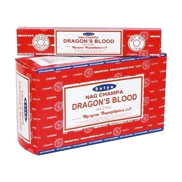 Satya Sai Baba Nagchampa Dragon Blood Fragrância Agarbatti - 12 cxs